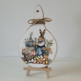 Dekoracja Wielkanocna z zajączkiem