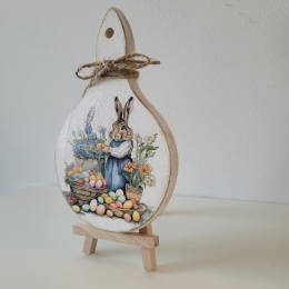 Dekoracja Wielkanocna z zajączkiem