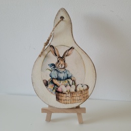 Dekoracja Wielkanocna z zajączkiem