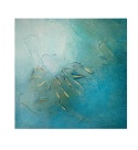 Obraz abstrakcyjny 30x30 cm "Melodia spokoju"
