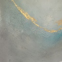 Obraz abstrakcyjny strukturalny ze spękaniami 50x70cm