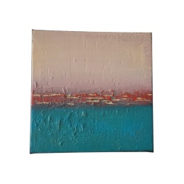 Obraz abstrakcyjny strukturalny 30x30 cm