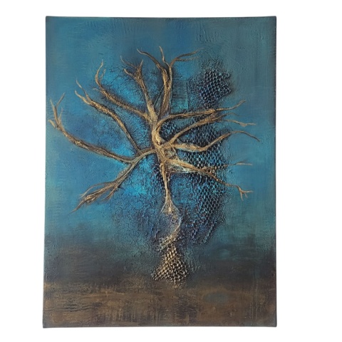 Obraz strukturalny "Drzewo" 50x70cm Obraz strukturalny "Drzewo" 50x70cm
